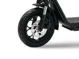 CRONY JL005-02 Small Harley Electric Bicycle Folding Electric Scooter  2 Wheels Electric Motorcycle with Basket