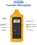CRONY EG-013 Portable 100W Solar Inverter 76.8Wh LiFePO4 Battery USB PD Fast Charging