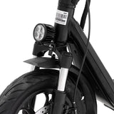 CRONY JL005-02 Small Harley Electric Bicycle Folding Electric Scooter  2 Wheels Electric Motorcycle with Basket