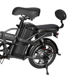CRONY K2 14inch Fold Sport Bike Max Speed 30KM/H 48V/10AH Battery Dual Seater Foldable Design 120KG Weight Capacity