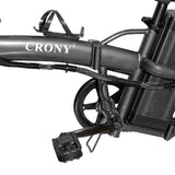 CRONY K2 14inch Fold Sport Bike Max Speed 30KM/H 48V/10AH Battery Dual Seater Foldable Design 120KG Weight Capacity