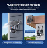 CRONY ST-558-8MP-12X-4G Dual Lens Zoom Solar Battery Camera Solar Camera CCTV Surveillance PIR Outdoor 12X Zoom Dual Lens