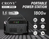 CRONY CN1002-1800W Portable Power Station AC 230V