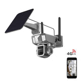 CRONY Y7B 4G-4K-8MP Solar Dual-lens Continuous Zoom Camera