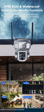 CRONY Y7B 4G-4K-8MP Solar Dual-lens Continuous Zoom Camera