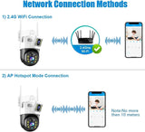 CRONY VCS09 4G WIFI solar camera Outdoor Security Cameras 4MP/8MP HD Wireless Outdoor Camera PTZ Solar IP Camera Built-in Battery Video Surveillance Cameras