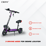 CRONY V10 Fast Speed E-scooter1200w 10inch max speed Fast Speed E-bike electric scooter