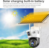 CRONY VCS09 4G WIFI solar camera Outdoor Security Cameras 4MP/8MP HD Wireless Outdoor Camera PTZ Solar IP Camera Built-in Battery Video Surveillance Cameras