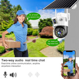 CRONY VCS09 4G WIFI solar camera Outdoor Security Cameras 4MP/8MP HD Wireless Outdoor Camera PTZ Solar IP Camera Built-in Battery Video Surveillance Cameras