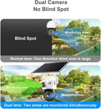 CRONY VCS09 4G WIFI solar camera Outdoor Security Cameras 4MP/8MP HD Wireless Outdoor Camera PTZ Solar IP Camera Built-in Battery Video Surveillance Cameras
