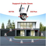 CRONY 4G ball machines 5X Camera WIFI ball machines Camera  Optical Zoom HD 1080P 5MP CCTV PTZ IP Camera