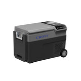 CRONY B35IM Ice Maker refrigerator with wheels Lever 38L Portable Ice Maker &amp Freezer Home &amp Car Use -20°C 7 Bullet Ice LED Control Wheels