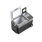 CRONY B35IM Ice Maker refrigerator with wheels Lever 38L Portable Ice Maker &amp Freezer Home &amp Car Use -20°C 7 Bullet Ice LED Control Wheels