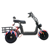 CRONY SS-11W Three-wheeled Small Harley big seat electric three wheel scooter with basket