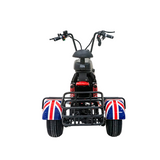 CRONY SS-11W Three-wheeled Small Harley big seat electric three wheel scooter with basket