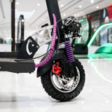 CRONY V10 Pro Electric Scooter 1200W Motor 36V Battery Top Speed Range 20-40Km Triple LED Headlamps Base LED Lights 10 Inch Tyres