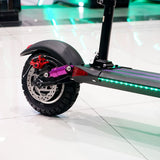 CRONY V10 Pro Electric Scooter 1200W Motor 36V Battery Top Speed Range 20-40Km Triple LED Headlamps Base LED Lights 10 Inch Tyres