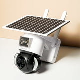 CRONY ST-558-8MP-12X-4G Dual Lens Zoom Solar Battery Camera Solar Camera CCTV Surveillance PIR Outdoor 12X Zoom Dual Lens