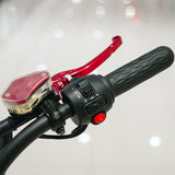 CRONY NEW X1 Harley Electrocar car With BT Speaker Electrocar car Citycoco Fat Tire Electric motorcycle | Red