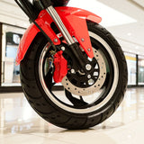 CRONY NEW X1 Harley Electrocar car With BT Speaker Electrocar car Citycoco Fat Tire Electric motorcycle | Red