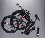 CRONY FA-018 26inch Folding E-bike 26inch Folding E-bike full suspension carbon steel frame electric bike scooter