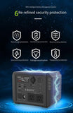 CRONY  CN601-800W Portable Power Station Portable Outdoor Power Lithium Iron Phosphate Energy Storage Power