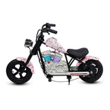 CRONY WR-B8 Children Harley Kids Electric Motorcycle 100W Motor Three Speed Modes LED Lights Bluetooth