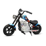 CRONY WR-B8 Children Harley Kids Electric Motorcycle 100W Motor Three Speed Modes LED Lights Bluetooth