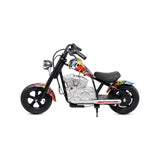 CRONY WR-B8 Children Harley Kids Electric Motorcycle 100W Motor Three Speed Modes LED Lights Bluetooth