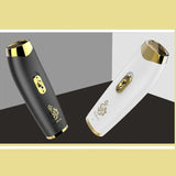 B11 upright hand-held Bukhoor Aromatherapy Portable Arabic Electric Bakhoor Incense Burner | White+Golden - Edragonmall.com