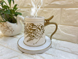 Bakhoor Big teacup Bukhoor Dukhoon Portable Incense Burner-RED - Edragonmall.com