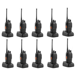 10 Pcs Walkie Talkies BF-888S Baofeng Handheld Two Way Radios Battery and Charger - Edragonmall.com