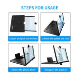 CRONY 10inch pull-out mobile phone screen magnifier - Edragonmall.com