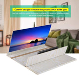 Crony 12 Inch Screen Magnifier Smartphone Magnifying Glass, Cell Phone 3D HD Movie Video Projector Amplifier with Foldable Holder Stand - Edragonmall.com