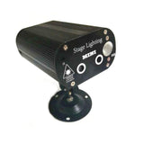 CRONY 12 patterned double holes Laser stage light Quality remote control mini stage light ,RGB laser stage light for party - Edragonmall.com
