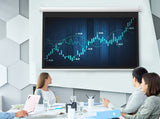 Crony 120 Inch 4:3 Anti-Light Projection Screen Widescreen Projector Manual Pull Down Projection Screen - Edragonmall.com