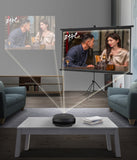 CRONY 150”projector screen with stand Portable Foldable Projection Movie Screen Fabric - Edragonmall.com