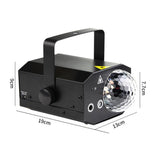 CRONY 16 patterns led laser magic ball light RGB DJ Disco projector with remote control indoor party laser light - Edragonmall.com