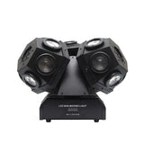 CRONY 18PCS*10W LED Moving 3 Head Light With Laser DJ laser stage lighting beam dmx led dj light bar ktv effect lights - Edragonmall.com