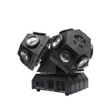 CRONY 18PCS*10W LED Moving 3 Head Light With Laser DJ laser stage lighting beam dmx led dj light bar ktv effect lights - Edragonmall.com