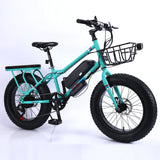 CRONY 22 inch sand electric vehicle Outdoor desert riding electric bicycle | BLUE - Edragonmall.com