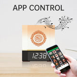 CRONY 229 SQ-303 Quran Speaker Al Quran player with App control 8GB LED Light azan Clock Touch lamp holy al quran speaker - Edragonmall.com