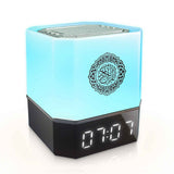 CRONY 229 SQ-303 Quran Speaker Al Quran player with App control 8GB LED Light azan Clock Touch lamp holy al quran speaker - Edragonmall.com