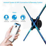CRONY 3D Hologram Advertising 65cm Fan Screen with Stitching WiFi APP Control 3D holographic Fan 3D Advertising LED display Can be combined - Edragonmall.com