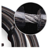 CRONY 4 digit combination lock code clock forBicycles, electric bikes Bike Lock Cable - Edragonmall.com