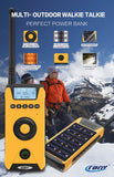 Crony 5W CY-919 Rechargeable Two-way Radios, Wireless Portable Business Walkie Talkies With solar charging, flashlight, compass - Edragonmall.com