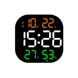 CRONY 6632 Living room countdown timer gym wall clock led acrylic decoration creative large electronic clock wall hanging - Edragonmall.com