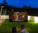 CRONY 72“projector screen with stand Portable Foldable Projection Movie Screen Fabric - Edragonmall.com
