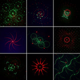 CRONY  8 holes red/green laser with RGB +UV LED light LED Stage Effect Lighting with Remote Controller