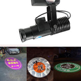 CRONY AD 25W with motor logo lamp LED HD Projection Advertising DIY LOGO Custom Lmage Projector Mall Restaurant Welcome Laser Sense Timing Light LED display - Edragonmall.com